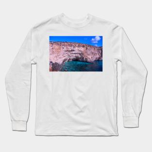 Blue Lagoon, Comino, Malta Long Sleeve T-Shirt